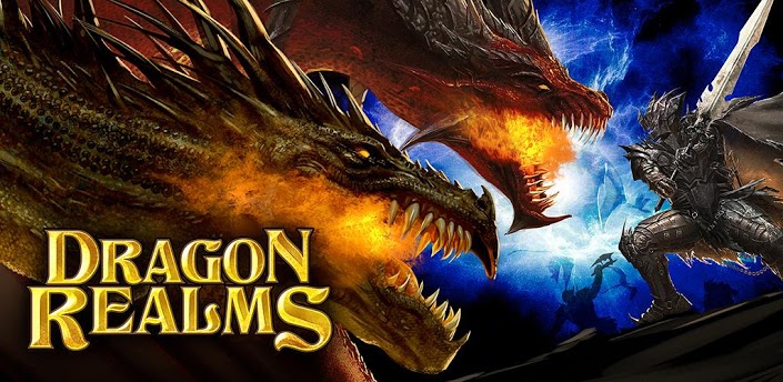 Dragon Realms Xbox oyunu, ejderha ve savaş sahnesi
